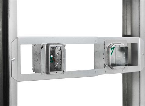 install metal electrical box adjust ts bracket|telescoping bracket for electrical box.